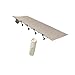 Zxpjkyu Compact Camping Cot for Outdoor Use with Carrying Case for Adults And Kids, khaki