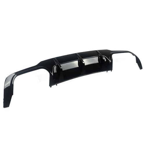 Diffuseur pare-chocs arrière W204 Benz Classe C : finition sport noire brillante