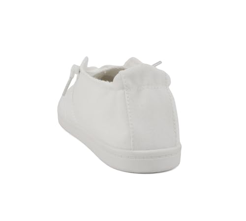 Image of Soda Flat Women Shoes Linen Canvas Slip On Sneakers Lace Up Style Loafers Zig-S