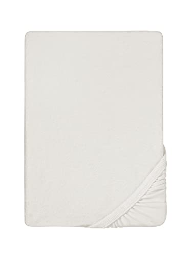 biberna Frottee-Stretch-Spannbetttuch 0012344 grau 1x 90x190 cm - 100x200 cm