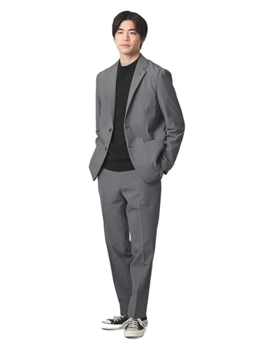 [ユナイテッドアローズ グリーンレーベル リラクシング] WEB限定 JUST fit WORKIST セットアップ -ストレッチ- 32221000029 1570 MD.GRAY(15) L