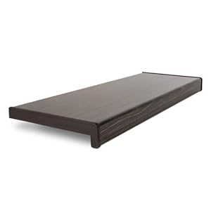 Hausfux Dunkle Eiche Kunststoff Fensterbank 30x90 cm