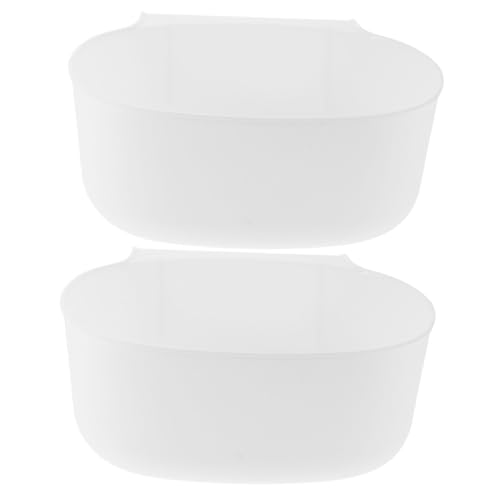 ABOOFAN 2 Cubos De Basura Colgantes Para Armario De Cocina Cubo De Basura Para Pared Cubo De Basura Para Armario Pequeño De Cocina Organizador De Basura Colgante De Plástico Blanco
