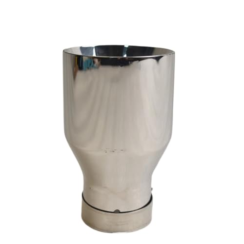 Embout échappement look sportif coupe inclinée inox 304 entrée 2.5 pou