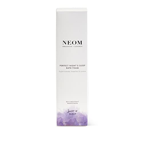 Neom – Perfect Night’s Sleep Bath Foam, 6.76 Fl Oz | Lavender & Jasmine | Coconut & Almond Oil | Scent To Sleep | Vegan & Cruelty Free… #TOP6