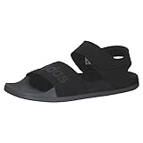 Klettverschluss adidas Unisex Adilette Slide Sandal, Core Black/Grey/Core Black, 44.5 EU