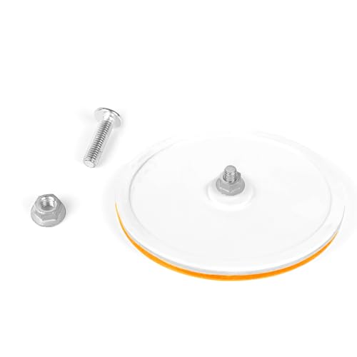 Image of 10 Pack Yellow Screw on Round Reflectors, E11 Approval Road Safety Gate Posts Rear Reflectors for Trailer Caravan Truck Tractor Boat Lorry Motorcycle Fence Gate Post