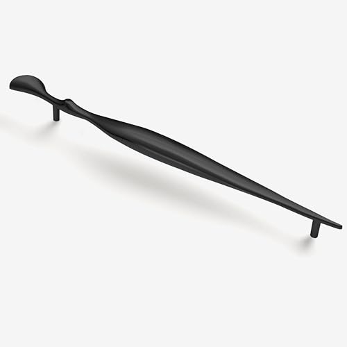 Image of Plantex Cabinet Handle /288mm Handle for Cabinet /Door Pull-Push Handle for Home /Office - Pack of 1 (Black)