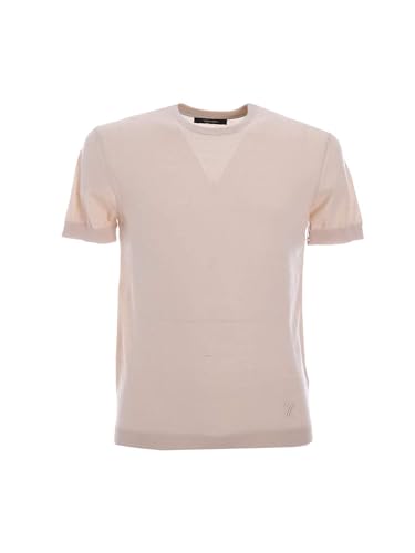 T-shirt basique beige Yes-Zee M715 DH00 vêtement casual été
