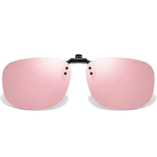 Image of Polarized Clip On Sunglasses, Flip Up Anti-Glare Driving Clip-on Shades, UV400 Protection Lens for Men Women