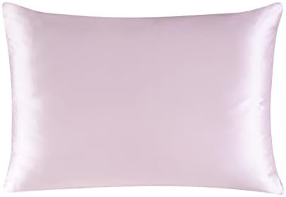 townssilk Both Side 100% 19mm Silk Pillowcase 40x60cm size Pillow Case Cover with Hidden Zipper White