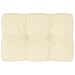 Lechnical Cuscino per Divano Pallet Cuscini per Pallet Cuscino per Pallet Cuscini Divano Pallet Cuscini per Divano Esterno Cuscino per Divano Pallet Crema 60x40x10 cm