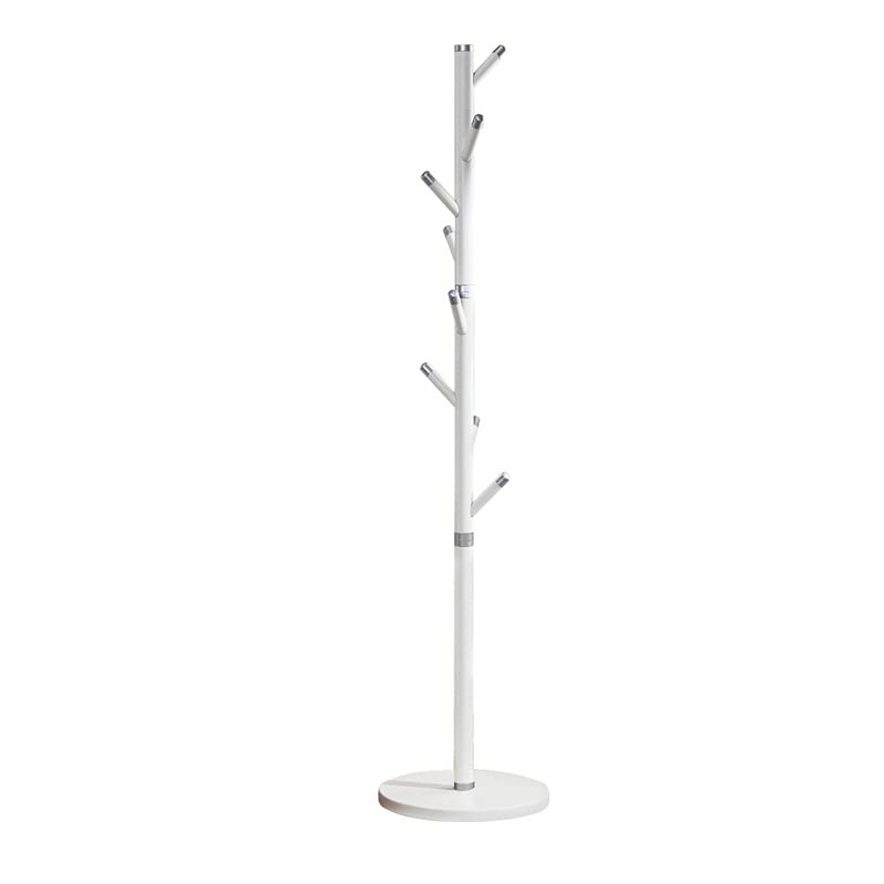 Perchero de madera simple para sala de estar colgador de ropa y ganchos para el suelo