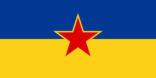 Drapeau SFR Yugoslav XL : finis les emblèmes de minorité introuvables