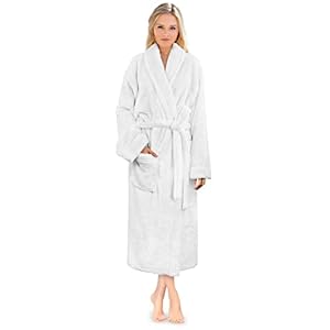 PAVILIA Premium Womens Plush Soft Robe Fluffy, Warm, Fleece Sherpa Shaggy Bathrobe