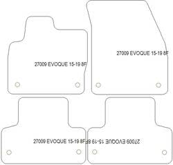 Set Tappetini Invernali Mitsubishi ASX 2023+ Gomma Alta Resistenza Neri