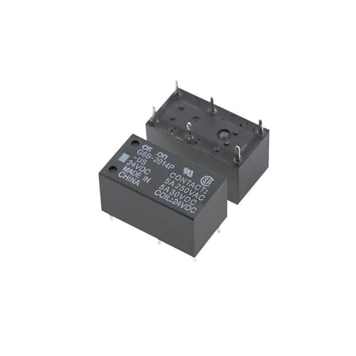 Relé G6B-2014P-US-5VDC de 5A y 6 pines para control electrónico estable 5