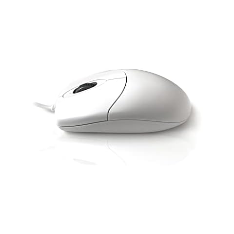 Accuratus AccuMed 3331 - USB Professional Full Size Antibacterial & Fully Washable Plastic IP68 Medical / Clinical Mouse Cover