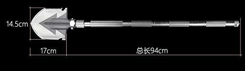 Garden Tool- 77cm/93cm/108cm Length Multi Use Garden Tools Garden Spade Dig Shovel Camping Scoop in Bag Plant Tools (Color : 3 Tubes 77cm)