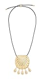 MAYAMAR Women's Shell Pendant Necklace, Gold, One Size