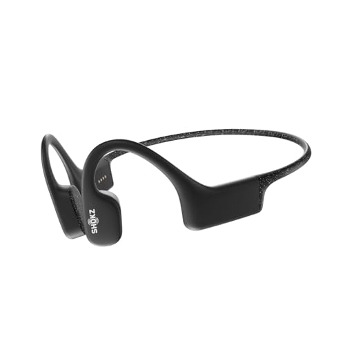 SHOKZ OpenSwim Open-Ear Kopfhörer zum Schwimmen geeignet mit integriertem MP3-Player | Farbe: Diamantschwarz