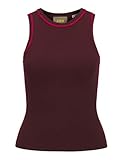 Jjxx, haut en tricot, pour adolescent, stretch, détail, col rond, sans manches