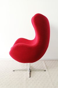 Amazon.co.jp: EGG CHAIR エッグチェア（ファブリック）ダークブルー