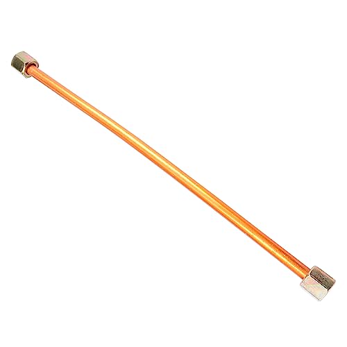 QUARKZMAN 200mm Cobre Aire Compresor Escape Tubo x 1uds Herraje Accesorios Pieza Reemplazo para Aire Compresor, [Cobre Tono]