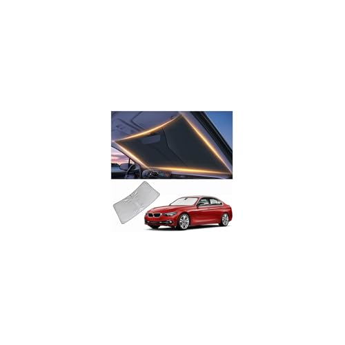 Windshield Sun Shade for BMW 3 Series 328i 330i 335i 320i 325i F30 F31 Front Window Shades Cover for 2013-2024 2025 2026 3 Series AccessoriesWindshield Sun Visor Protector Car Accessories