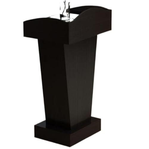 DUANHOZ Lectern Podium Stand, Lectern Podium Stand Heavy Duty Podium Stand Portable Lecterns Pulpits For Churches Wedding School Podiums Pulpit Stand For Church(B)