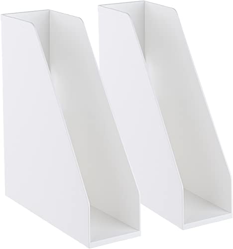 carrotez Open Front Magazine File Holder, Plastic Magazine Rack