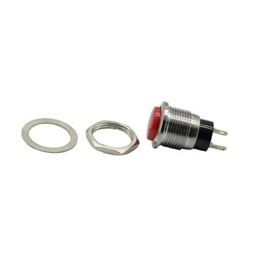 Interrupteur à bouton poussoir vert 12mm résistant pour remplacer vos commandes défectueuses - 6