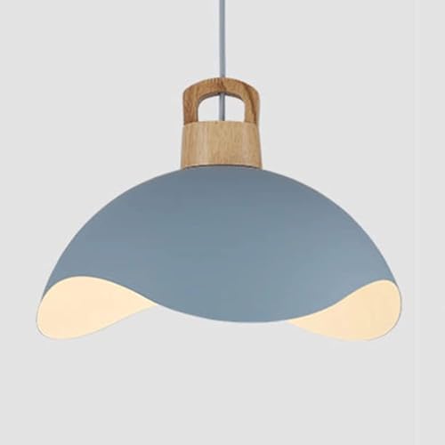 Lampe suspendue industrielle E27 luminaire de plafond rose 40cm