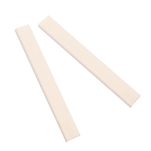 Abaodam Beef Bone Nut Blank 80x11x3mm for Guitar Saddle Mandolin Banjo Ukulele Unbleached Easy Use