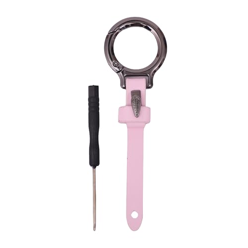 Image of BROGBUS Unisex Belt Loop Vegan Leather Key Ring Keychain for Keys Car and Bike