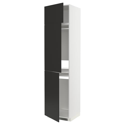 ProTuning METOD High Cab f frigorífico/congelador con 3 puertas, blanco/Nickebo antracita mate, 60 x 60 x 240 cm