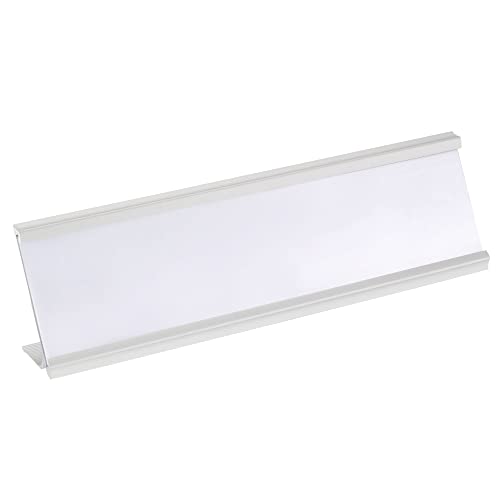 PATIKIL 2 x 7.8inch Aluminum Name Plate Holder