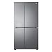Produktbild LG GSBV70DSTM Side-by-Side Americano Total No Frost, 655 l, Door & Linear Cooling-Technologie, Smart Inverter-Kompressor, Innenanzeige, integrierte Griffe, Smart Diagnose, Graphit