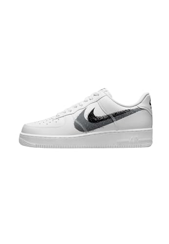 NIKE Sportswear - Turnschuhe AIR Force 1 '07 NDDC aus Leder, weiß-schwarz-grau (10.5)