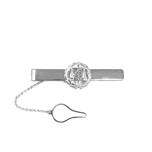 Pisacorbatas personalizado Graduado Social en Plata de Ley para regalo de graduación