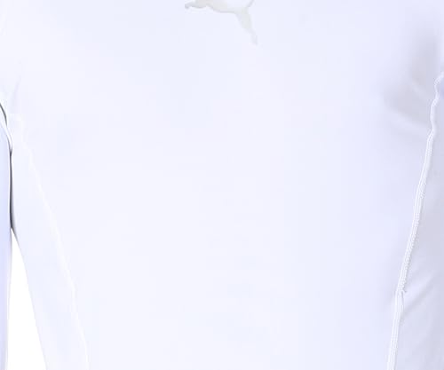 PUMA Hombre Camiseta Técnica, Blanco (White), M