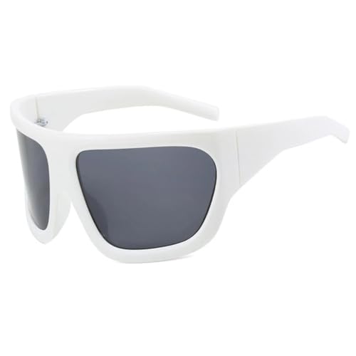 Lunettes de soleil surdimensionnées contre l'éblouissement solaire style punk rétro