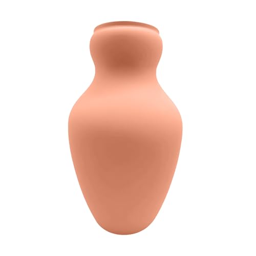 Relaxdays Olla, 3 l, Ton, wurzelnahe Bewässerung, Hochbeet & Gewächshaus, weniger Wasserverlust, Tongefäß, terrakotta