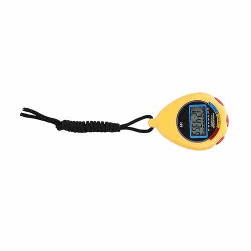 Cronómetro deportivo profesional electrónico amarillo miniatura 2