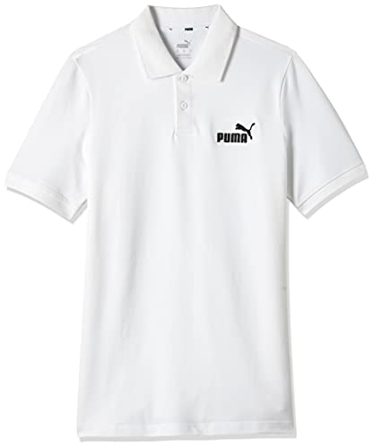 PUMA Homme Piqué Ess Polo, Puma Blanc, XL EU
