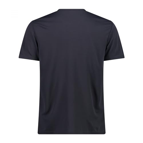 CMP Camiseta de Cuello Redondo Dry Function con Logotipo Art.39t7117p, Antracita, 50