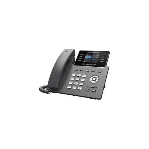 Grandstream GRP2624 IP Phone | 8 Lines, 6 SIP Accounts | 2.8-Inch Color Display | Wi-Fi 5 | Dual-Port Gigabit Ethernet with Integrated PoE
