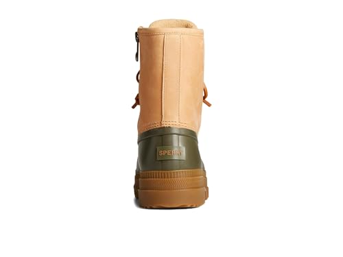 Bottes de pluie Sperry Saltwater 2.0 d'exception en cuir véritable vert - 5