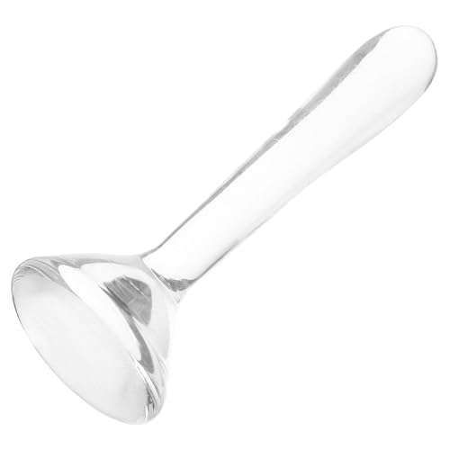 NIYANGLE Mortero de Laboratorio Transparente Nº 1, Varilla de Amolar de Cristal Sintético para Moler Pigmentos y Minerales, Herramienta Multifunción para Pintura Artística y Molienda