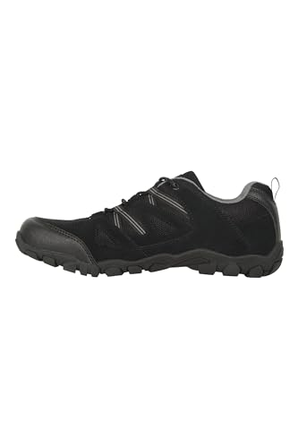 Mountain Warehouse Outdoor Mens Walking Shoes - Suede Mesh Upper Footwear, Cushioned EVA Footbed, Rubber Outsole -Spring Summer, Hiking, Camping, Travelling - Image 6